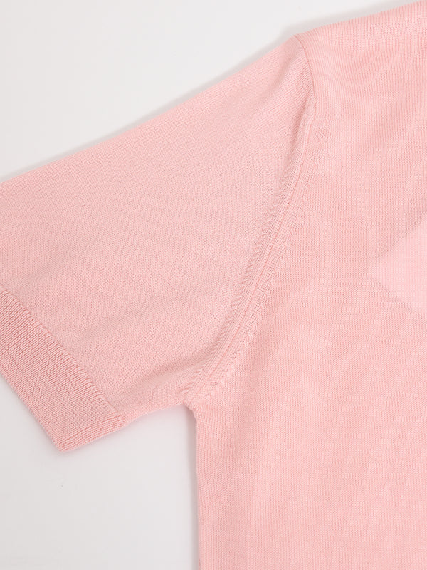 BABY FOX PATCH REGULAR SHORT SLEEVES JUMPER_ROSEWA